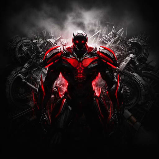 Menacing Red Mech