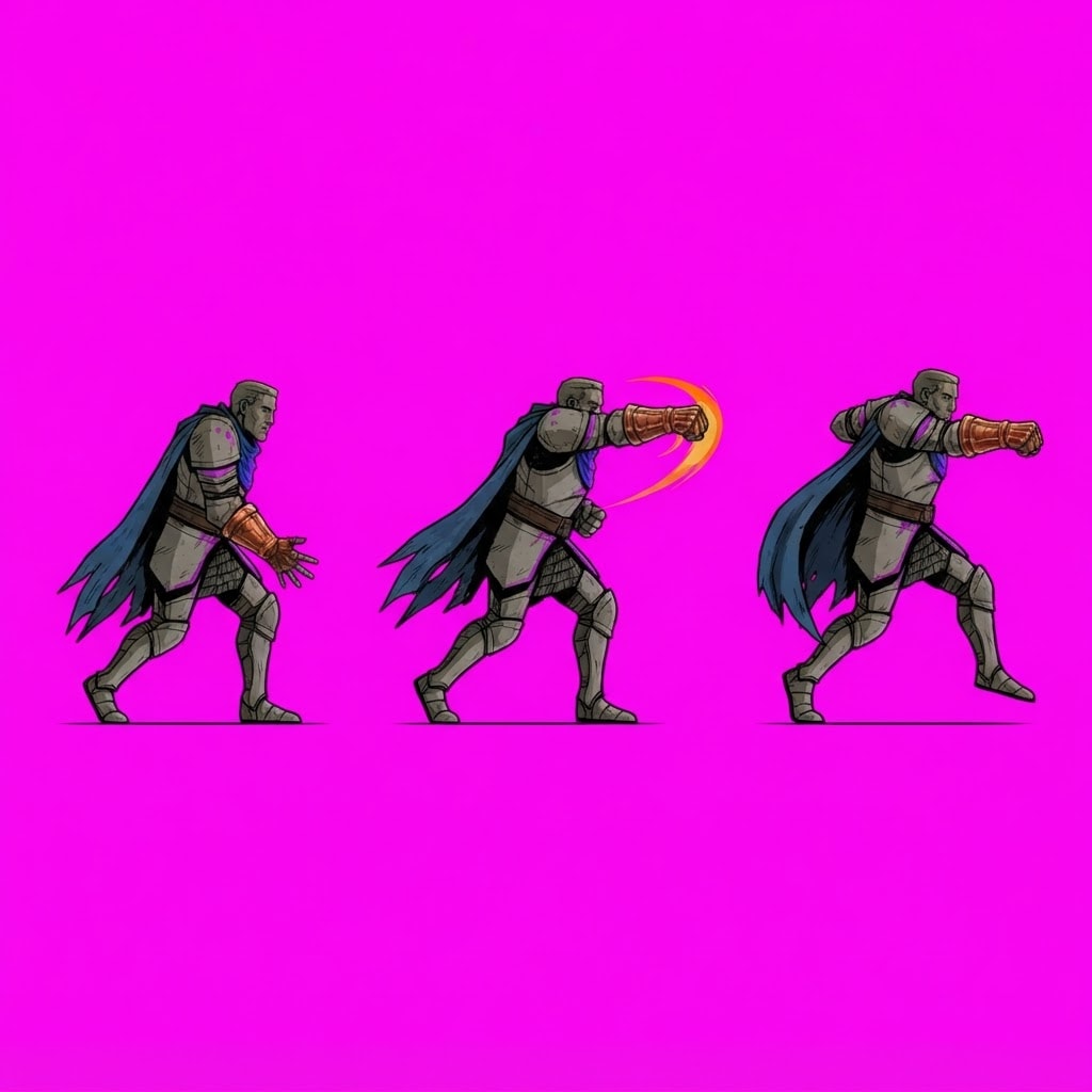Image: Using the SAME armoured caped knight shown in the