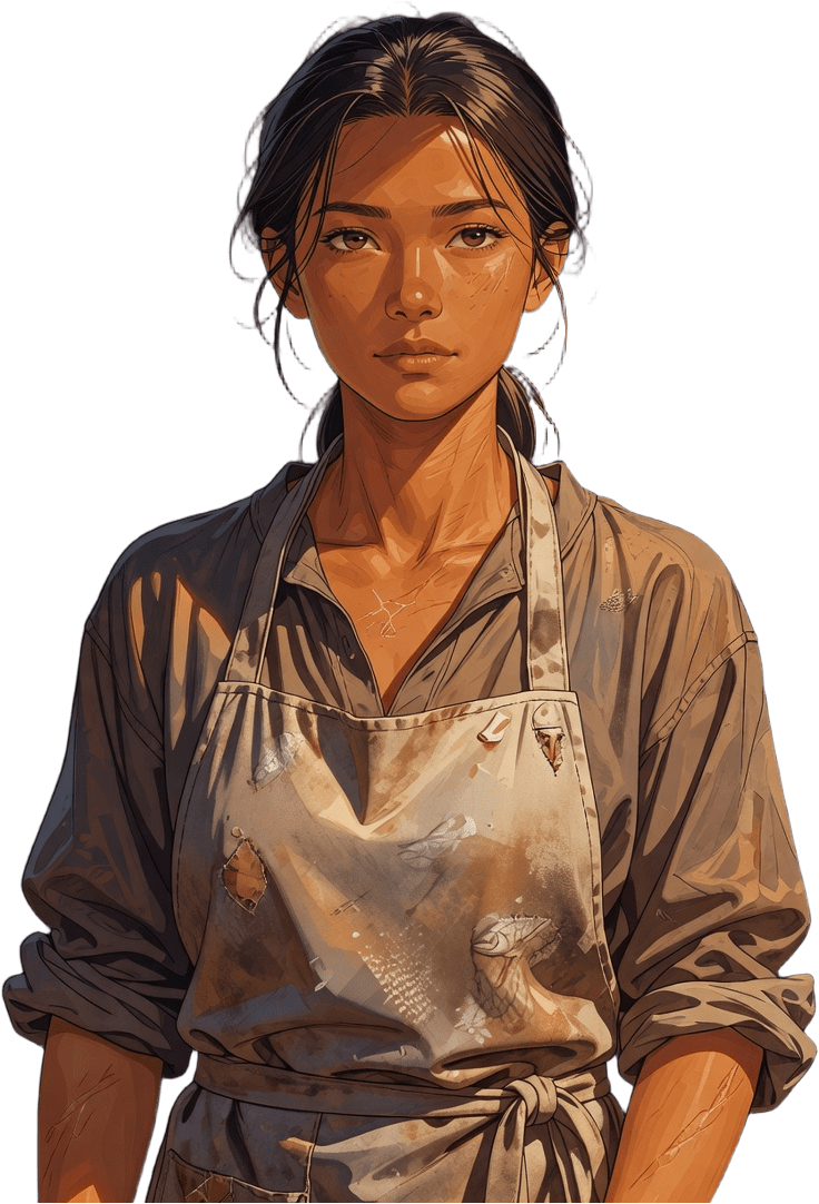 Maret - Fishmonger Portrait