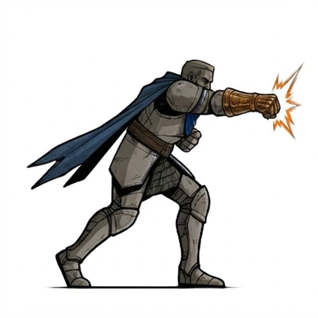 Image: Redraw this exact character in this exact art styl