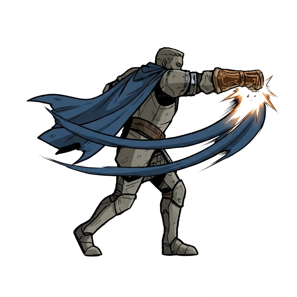 Image: Redraw this exact character in this exact art styl