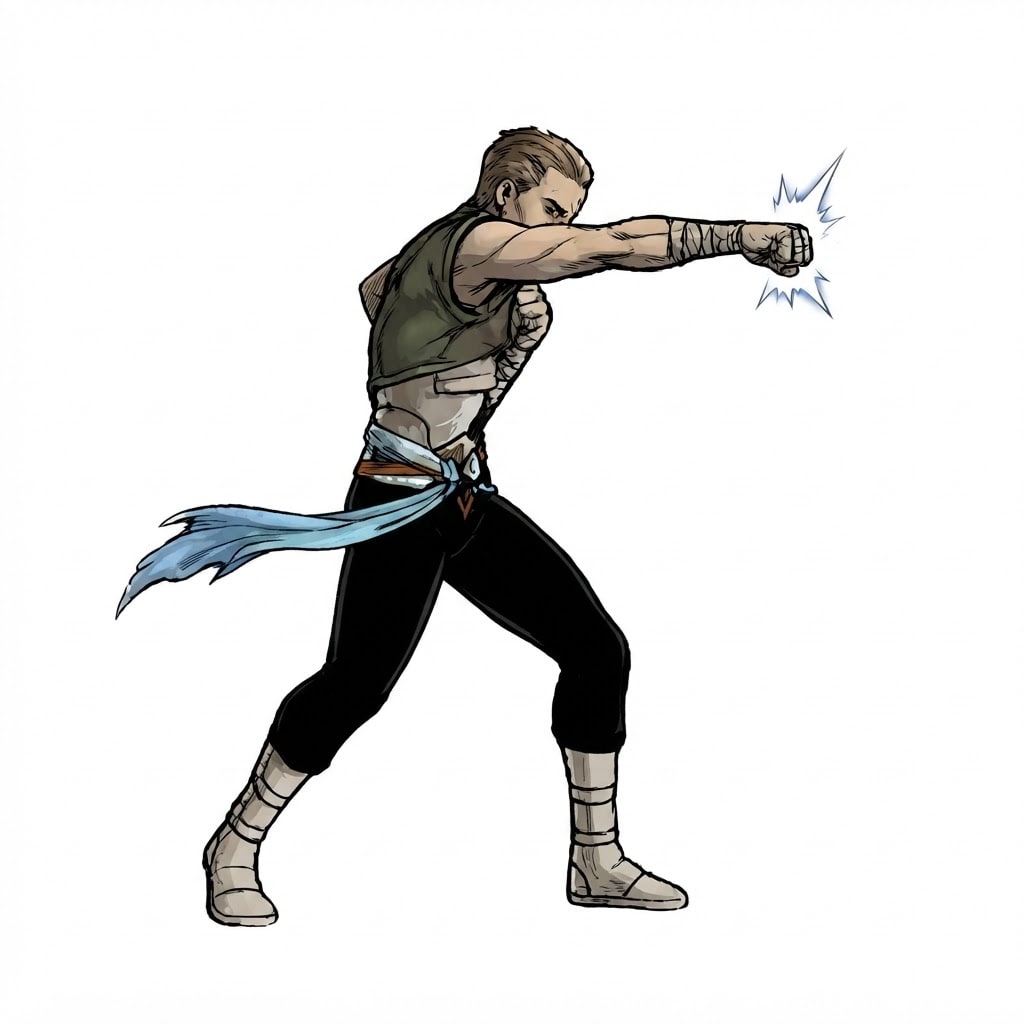 Image: Redraw this exact character in this exact art styl