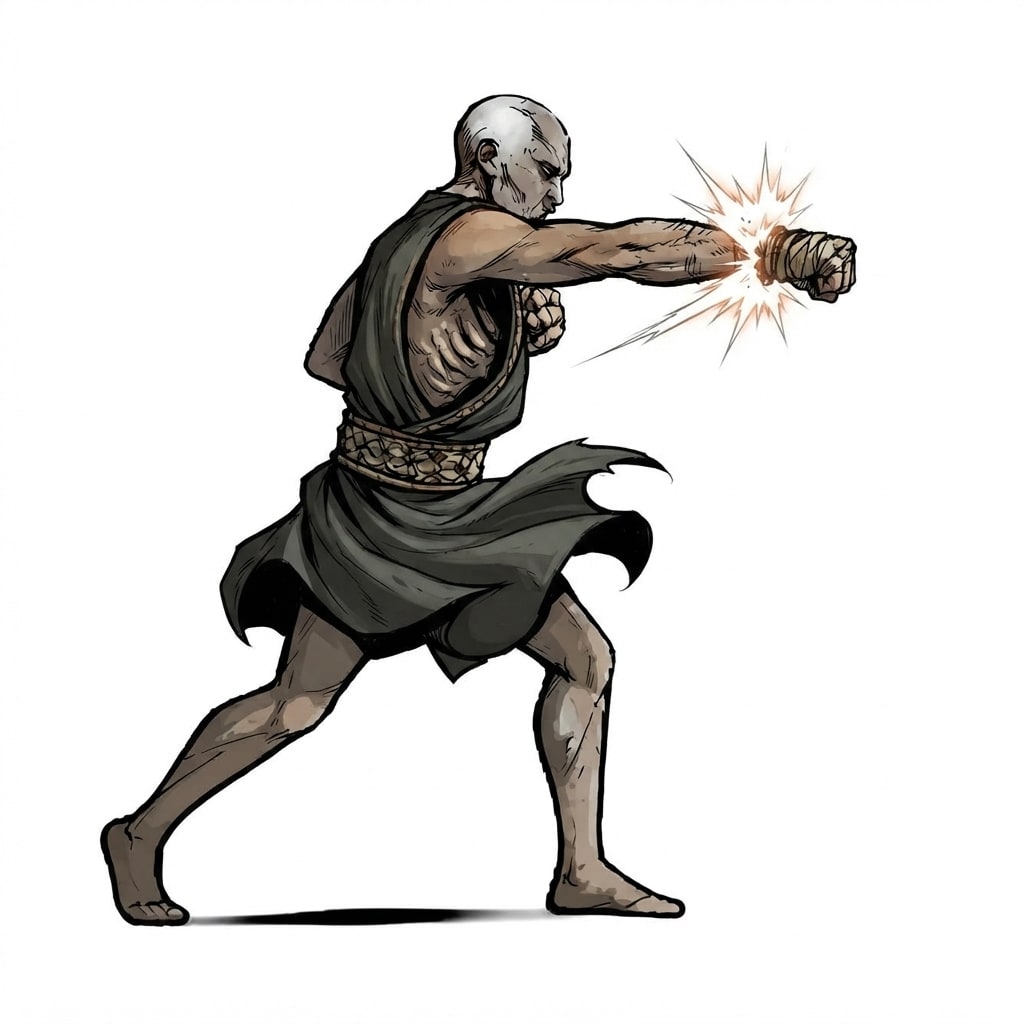 Image: Redraw this exact character in this exact art styl