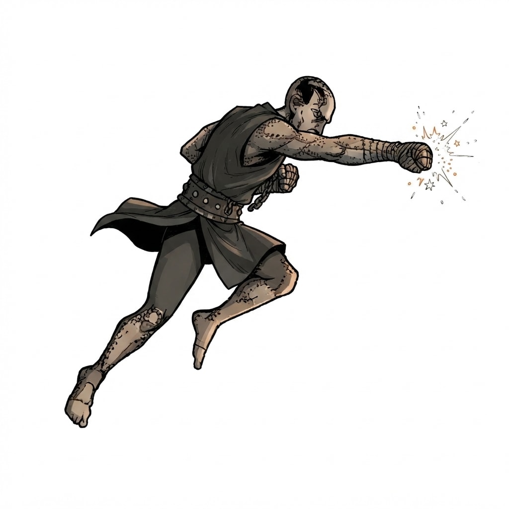 Image: Redraw this exact character in this exact art styl