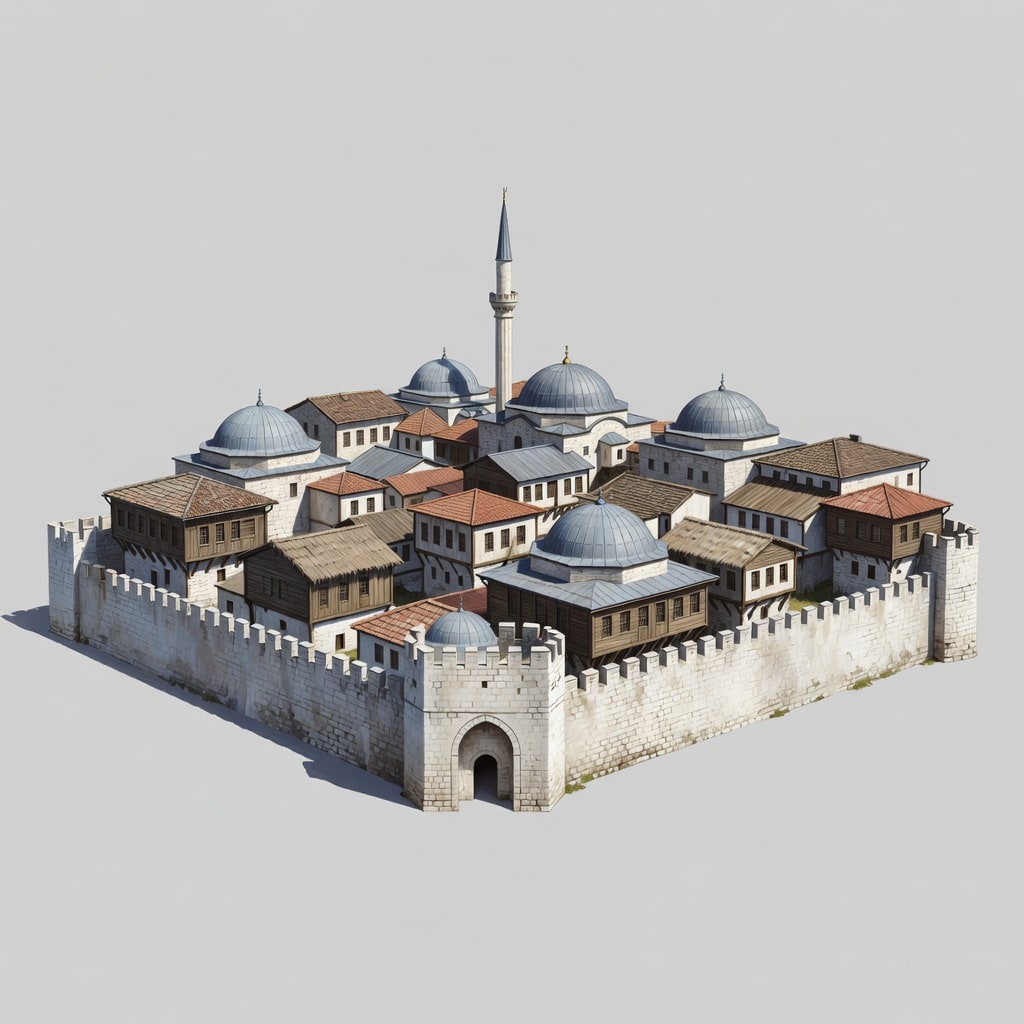 Ottoman Walled Town 1495