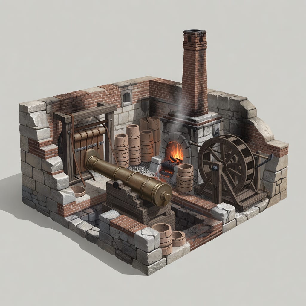Ottoman Tophane Gun Foundry 1495