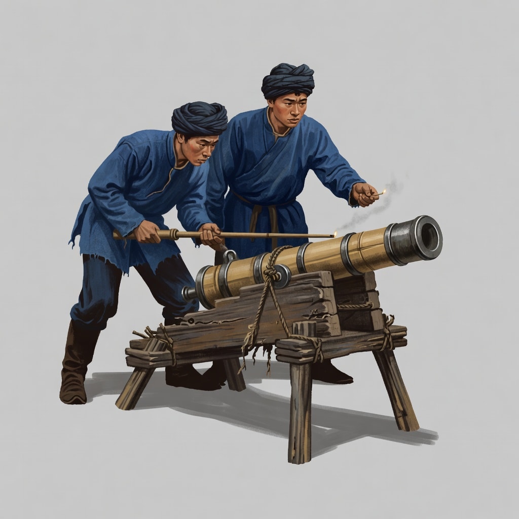 Miao Improvised Swivel Gun Crew