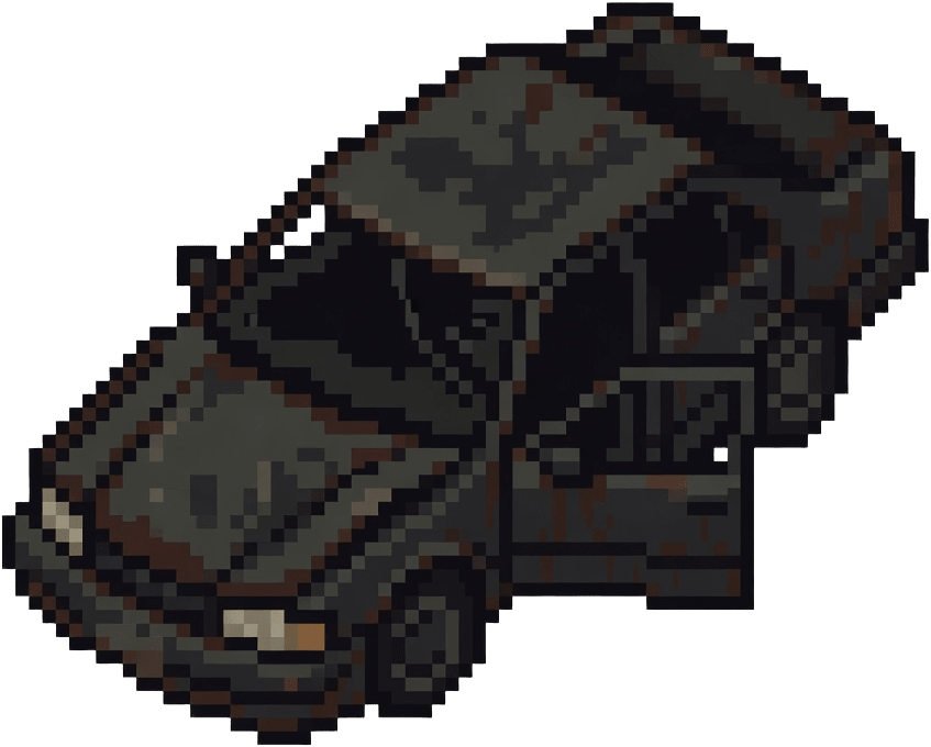 Car Wreck Pixel Art 64x64