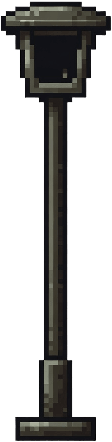 Lamp Post Pixel Art 32x64