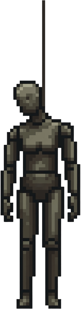 Hanging Mannequin Pixel Art 32x64
