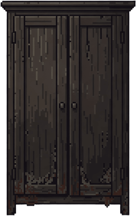 Wardrobe Pixel Art Prop