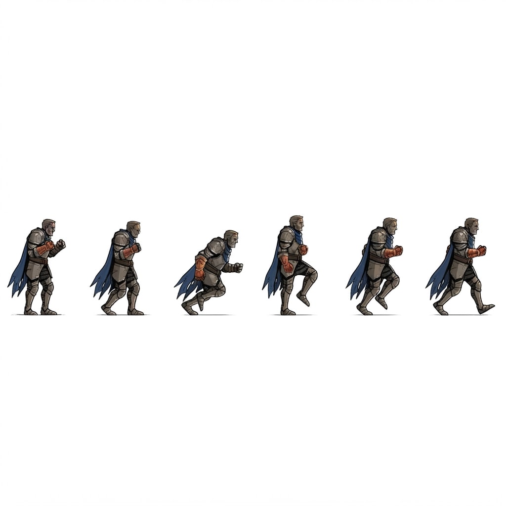 Image: The reference strip shows this character's two IDL