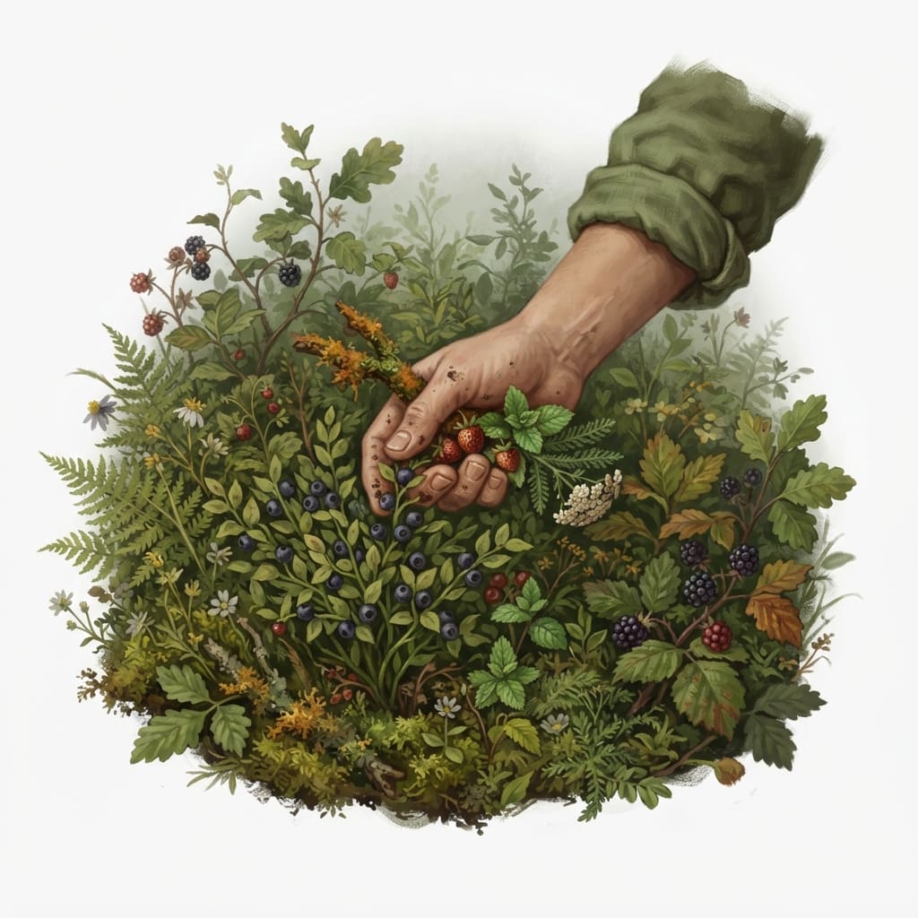 Image: rich painterly digital illustration, almost photor
