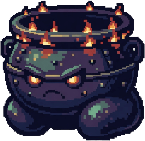 Narikama Iron Cauldron Yokai