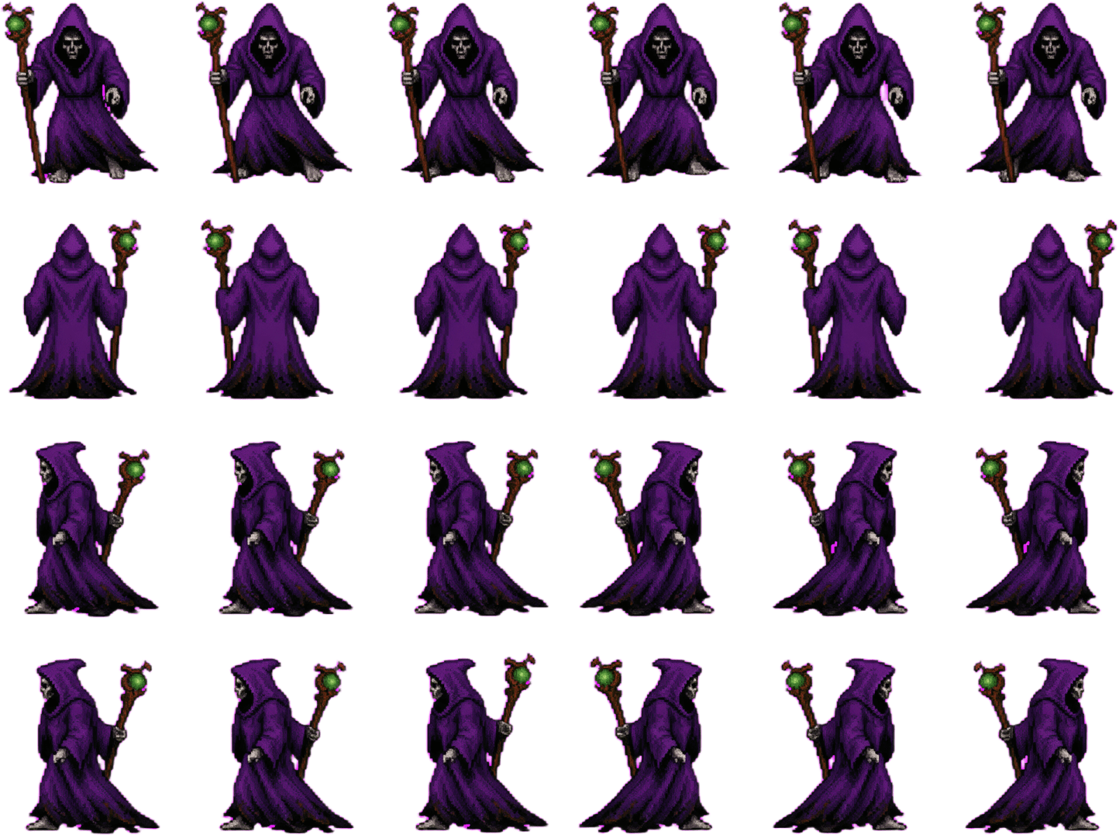 Cultist Walk Sheet 4dir x 6f