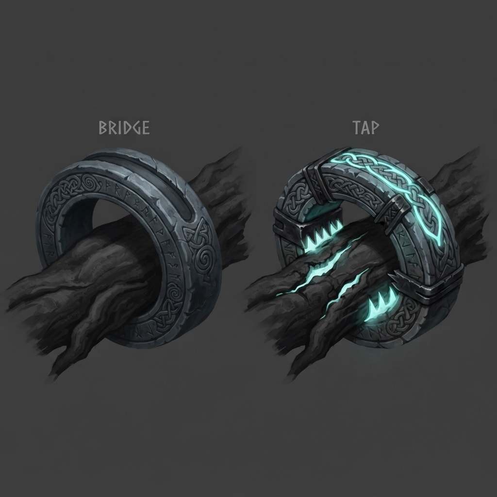 Image: Game asset concept sheet, two variants of the same