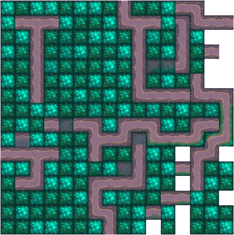 Alien Forest Terrain Floor Tileset