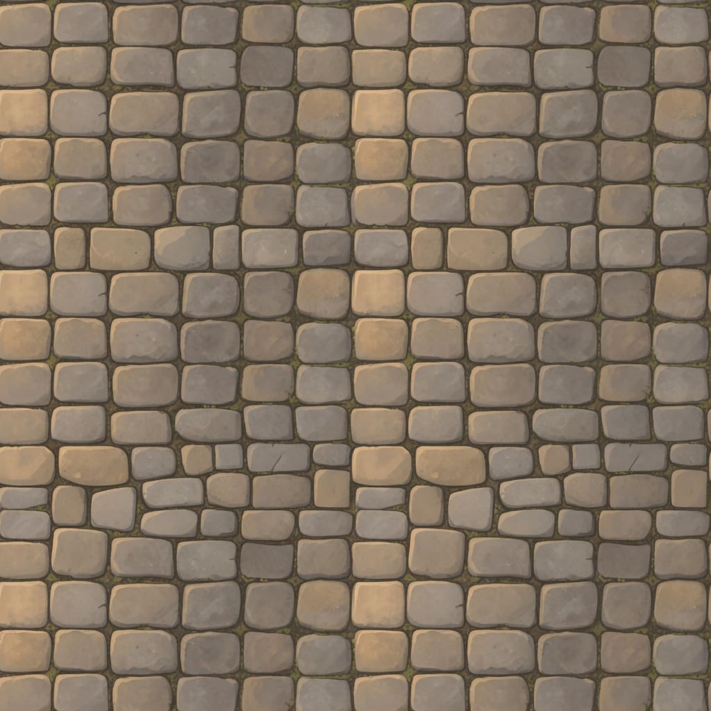 Kalm Cobblestone Paving Texture (1 / 2)