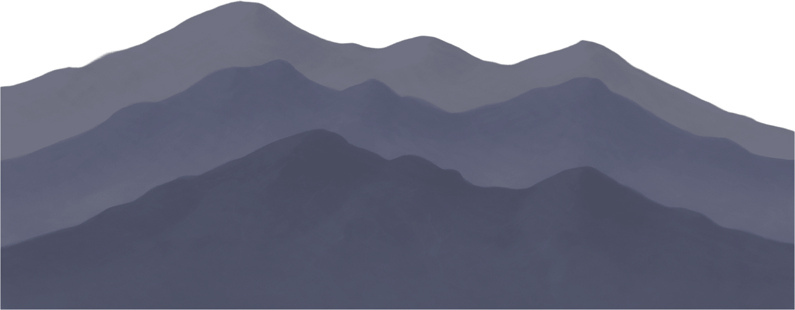MOSSlight mountains layered ridges