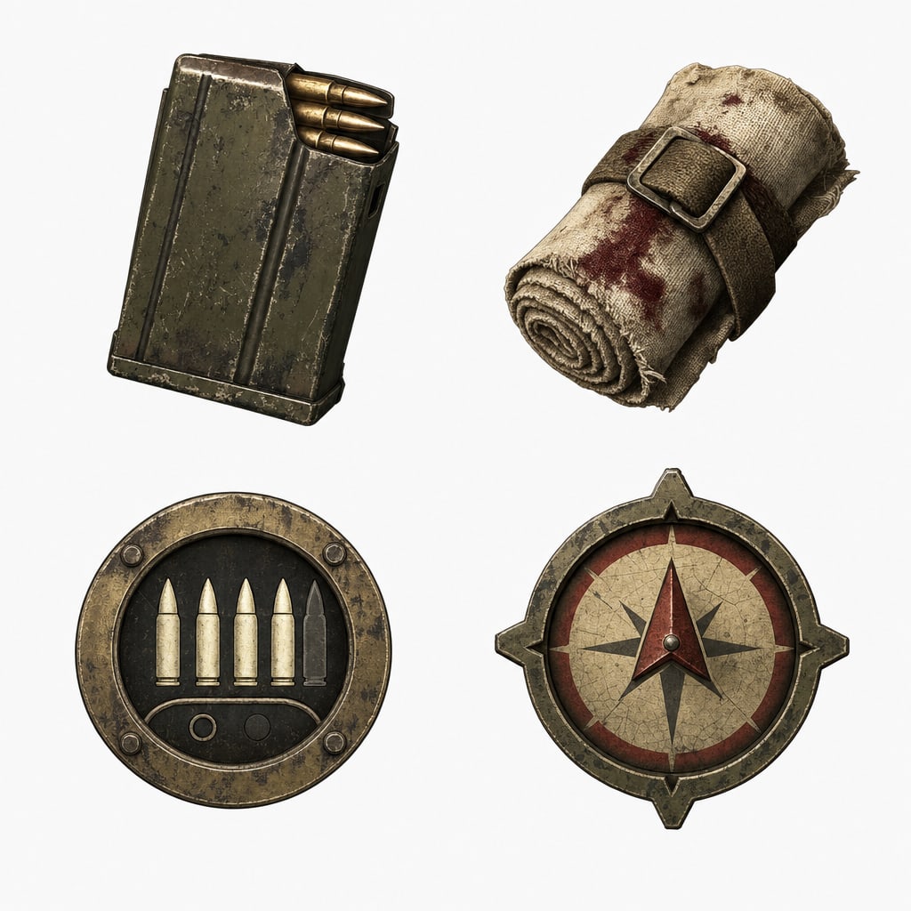 Nacht Survival HUD Icon Sheet
