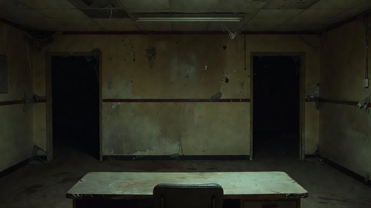 Security Office Interior Backdrop
