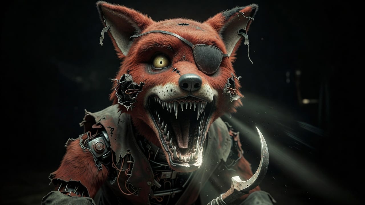 Foxy Pirate Fox Jumpscare Face