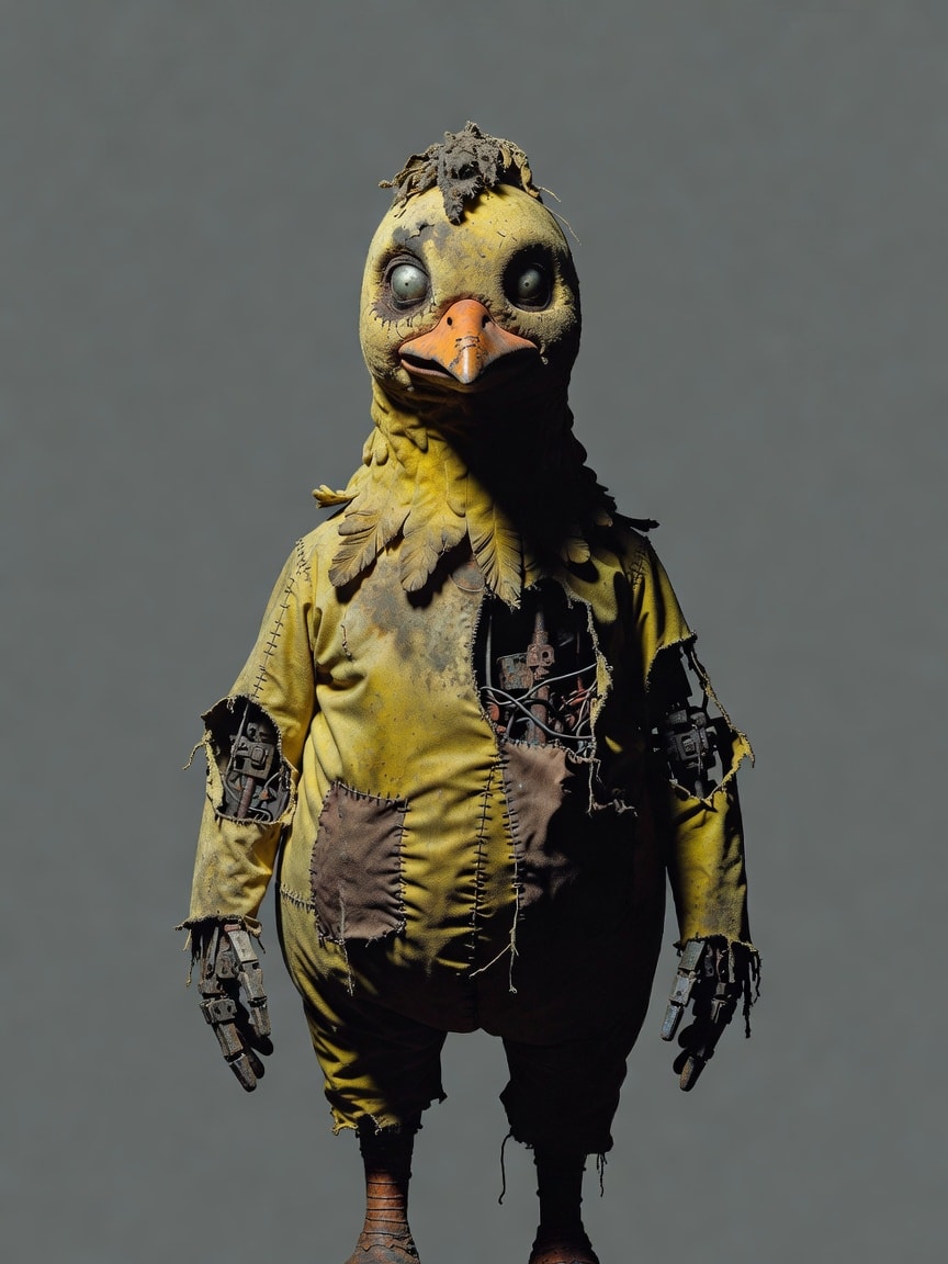 Chica Decayed Body Sprite