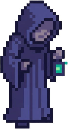 Lamp-Keeper 8-bit Overworld Sprite