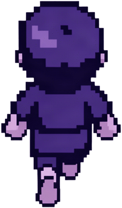 8 Bit Pixel Wanderer Back View