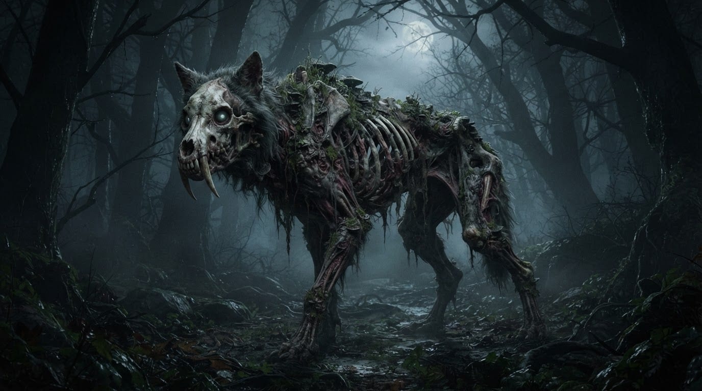 Undead Rotwolf Concept Art