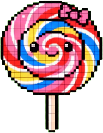 Pixel Art Lollipop