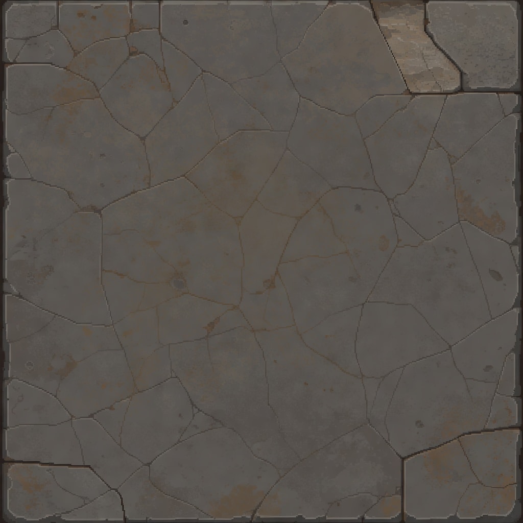 Dungeon Floor Tile 1 - Warm Slab