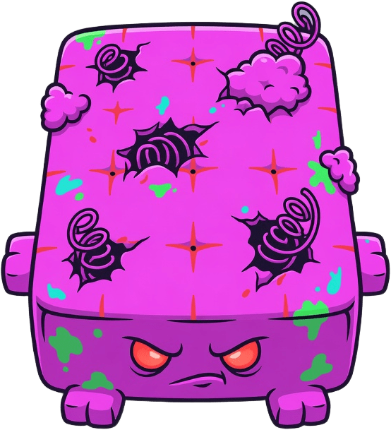 Violet Mattress Tank Enemy Sprite