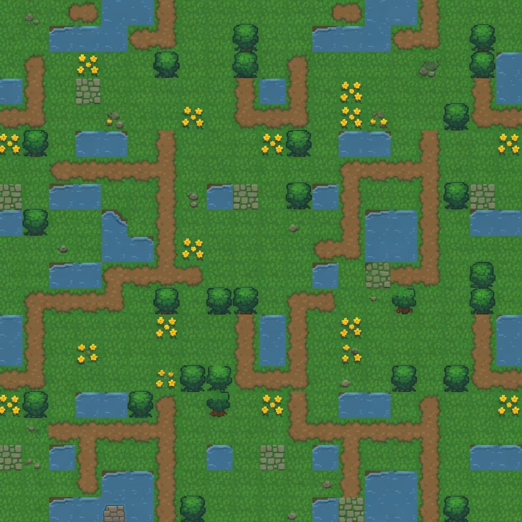 Retro Overworld Tileset