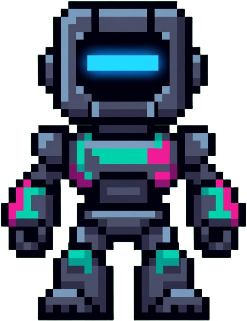Gravity World Pixel Robot