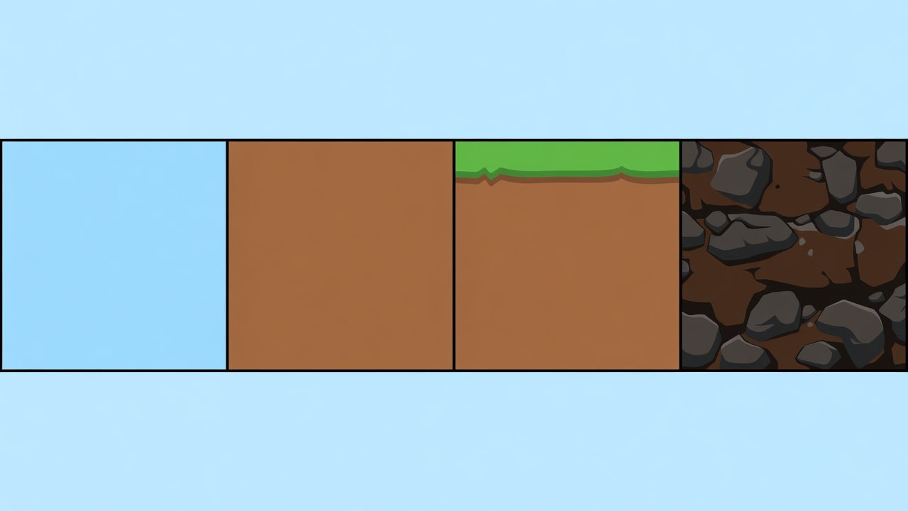 Terrain Tile Sheet Row