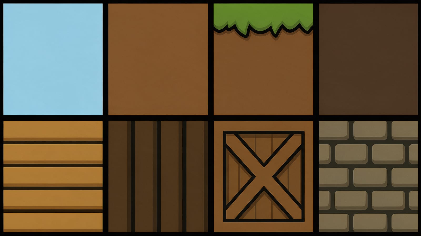 Warm Battlefield Terrain Tile Sheet