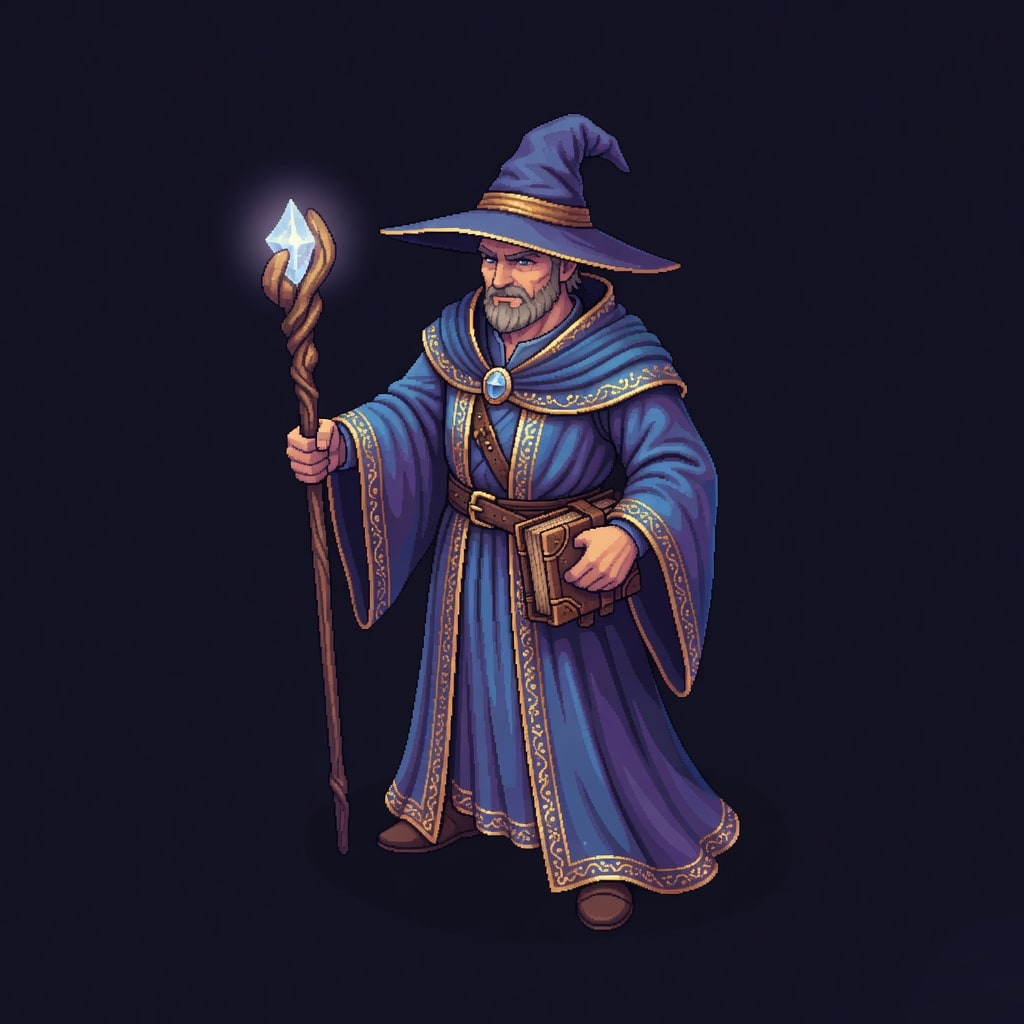 Mago Pixel Art 2.5D