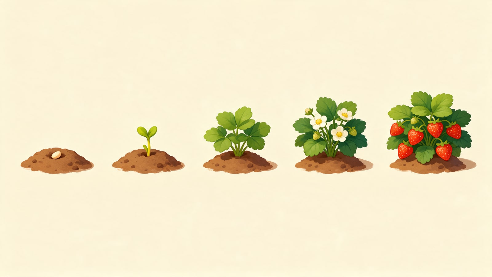 Strawberry Growth Spritesheet