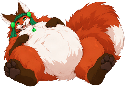 Transparent Fox Character