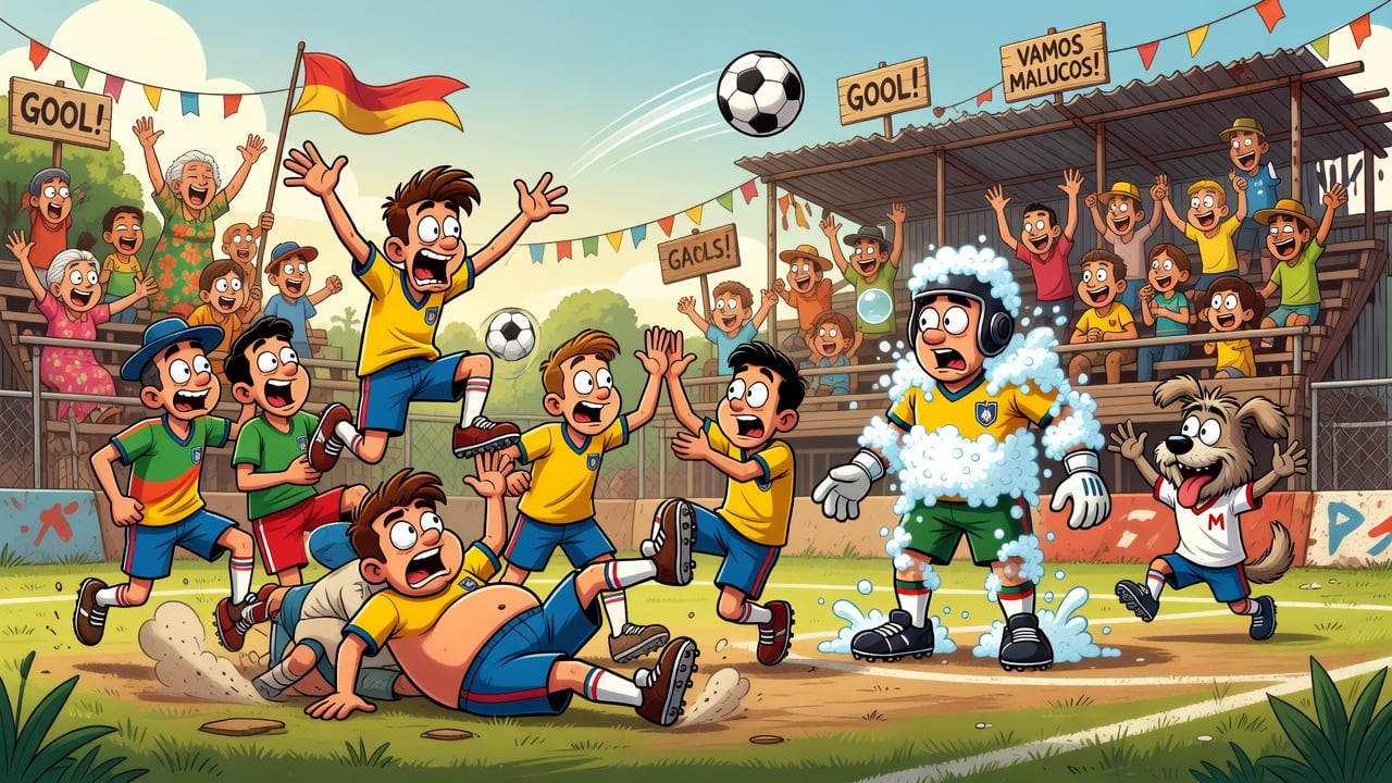 Pelada dos Malucos — Conceito Visual