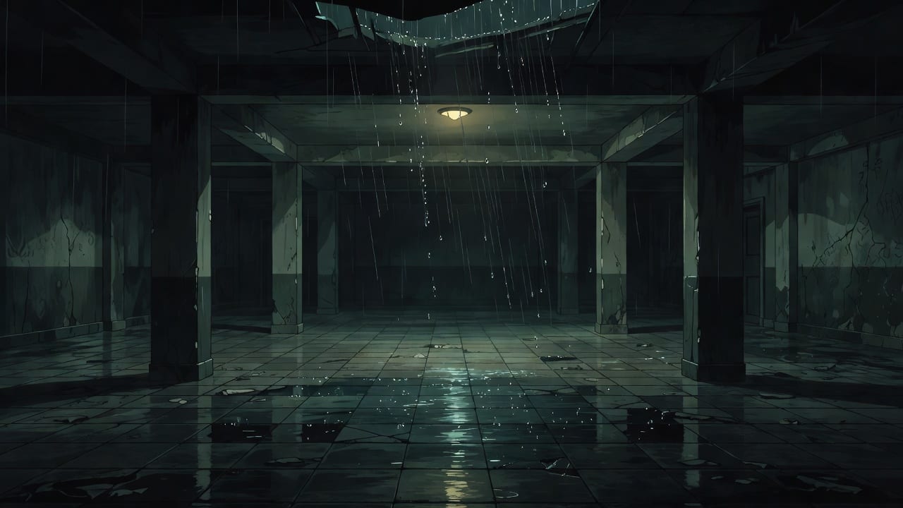 The Low Arcade rain background