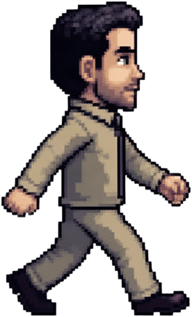 16-bit Pixel Character Sprite