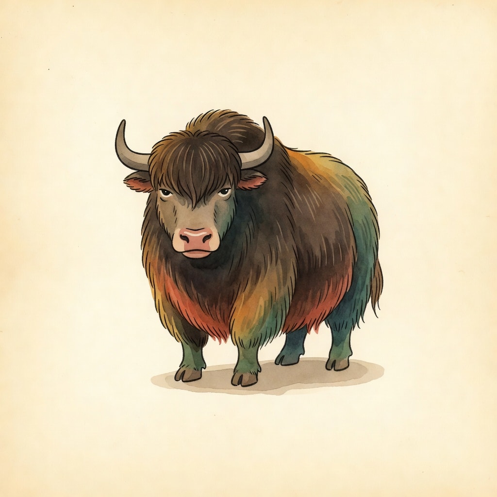 Bristle Yak Portrait