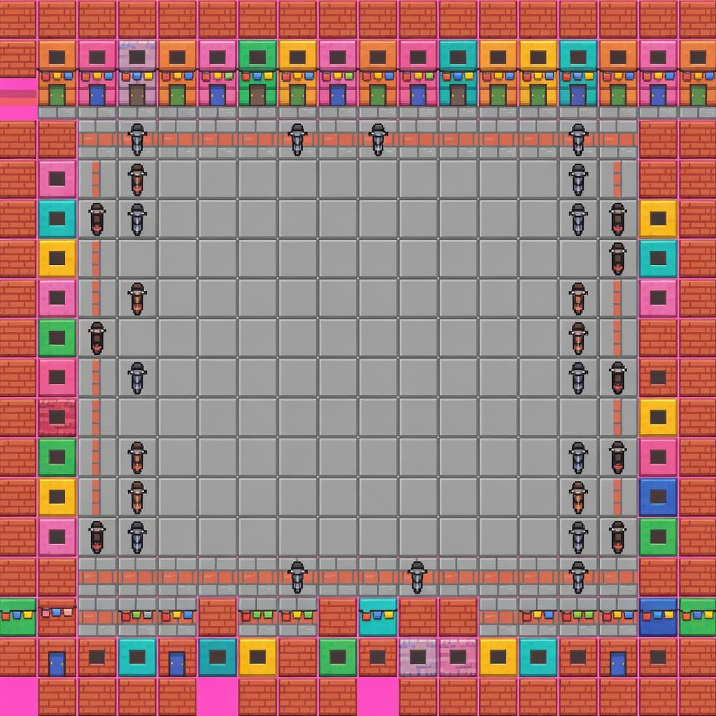 Mumbai Colony Pixel Tileset Sheet (2 / 2)
