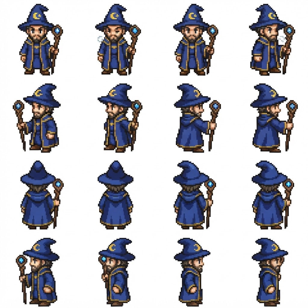 Pixel Chibi Wizard (2)