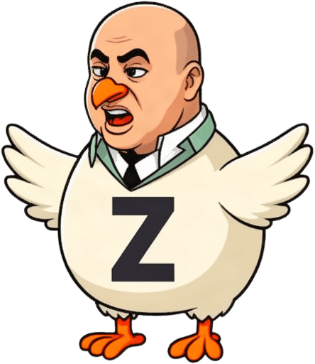 Bold Letter Z Chicken