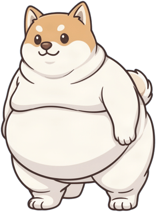 Extremely Fat Puppy
