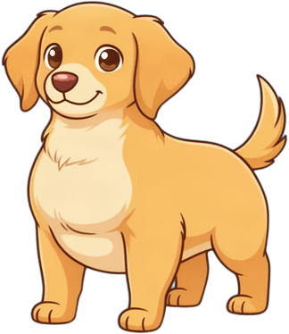 Chubby Golden Puppy