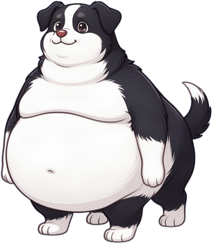 Extremely Fat Puppy
